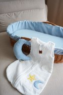 Hi Little One śpiworek do spania dla Noworodka TOG 1,0 BIO muślin DAY & NIGHT Baby Blue S Hi Little One śpiworek do spania dla Noworodka TOG 1,0 BIO muślin DAY & NIGHT Baby Blue S