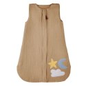 Hi Little One śpiworek do spania dla Noworodka TOG 1,0 BIO muślin DAY & NIGHT Beige S Hi Little One śpiworek do spania dla Noworodka TOG 1,0 BIO muślin DAY & NIGHT Beige S