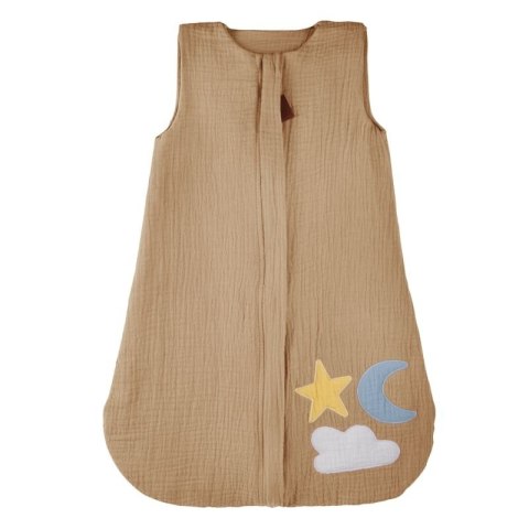 Hi Little One śpiworek do spania dla Noworodka TOG 1,0 BIO muślin DAY & NIGHT Beige S Hi Little One śpiworek do spania dla Noworodka TOG 1,0 BIO muślin DAY & NIGHT Beige S