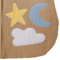 Hi Little One śpiworek do spania dla Noworodka TOG 1,0 BIO muślin DAY & NIGHT Beige S Hi Little One śpiworek do spania dla Noworodka TOG 1,0 BIO muślin DAY & NIGHT Beige S