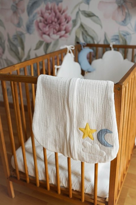 Hi Little One śpiworek do spania dla Noworodka TOG 1,0 BIO muślin DAY & NIGHT Mustard S Hi Little One śpiworek do spania dla Noworodka TOG 1,0 BIO muślin DAY & NIGHT Mustard S