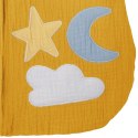 Hi Little One śpiworek do spania dla Noworodka TOG 1,0 BIO muślin DAY & NIGHT Mustard S Hi Little One śpiworek do spania dla Noworodka TOG 1,0 BIO muślin DAY & NIGHT Mustard S