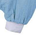 Hi Little One śpiworek do spania z nogawkami dla Niemowlaka TOG 1,0 BIO muślin ELEPHANT Baby Blue/Gray roz M Hi Little One śpiworek do spania z nogawkami dla Niemowlaka TOG 1,0 BIO muślin ELEPHANT Baby Blue/Gray roz M