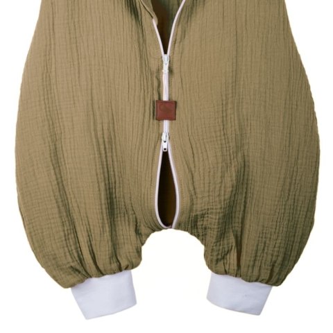 Hi Little One śpiworek do spania z nogawkami dla Niemowlaka TOG 1,0 BIO muślin ELEPHANT Green Hunter/Mustard roz S Hi Little One śpiworek do spania z nogawkami dla Niemowlaka TOG 1,0 BIO muślin ELEPHANT Green Hunter/Mustard roz S