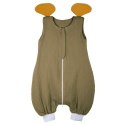 Hi Little One śpiworek do spania z nogawkami dla Niemowlaka TOG 1,0 BIO muślin ELEPHANT Green Hunter/Mustard roz S Hi Little One śpiworek do spania z nogawkami dla Niemowlaka TOG 1,0 BIO muślin ELEPHANT Green Hunter/Mustard roz S
