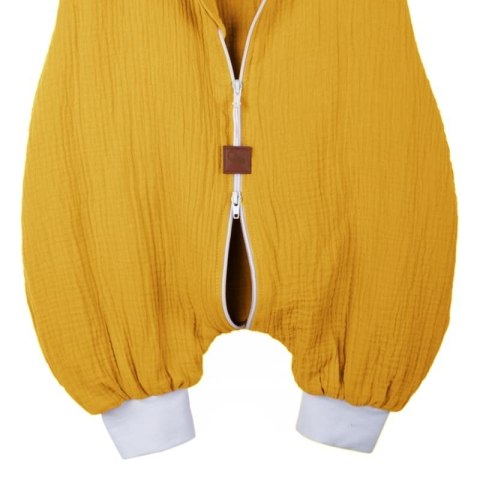 Hi Little One śpiworek do spania z nogawkami dla Niemowlaka TOG 1,0 BIO muślin ELEPHANT Mustard/Green Hunter roz S Hi Little One śpiworek do spania z nogawkami dla Niemowlaka TOG 1,0 BIO muślin ELEPHANT Mustard/Green Hunter roz S