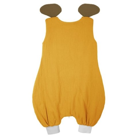 Hi Little One śpiworek do spania z nogawkami dla Niemowlaka TOG 1,0 BIO muślin ELEPHANT Mustard/Green Hunter roz S Hi Little One śpiworek do spania z nogawkami dla Niemowlaka TOG 1,0 BIO muślin ELEPHANT Mustard/Green Hunter roz S