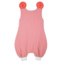 Hi Little One śpiworek do spania z nogawkami dla Niemowlaka TOG 1,0 BIO muślin MOUSE Soft Rose/Coral roz M Hi Little One śpiworek do spania z nogawkami dla Niemowlaka TOG 1,0 BIO muślin MOUSE Soft Rose/Coral roz M