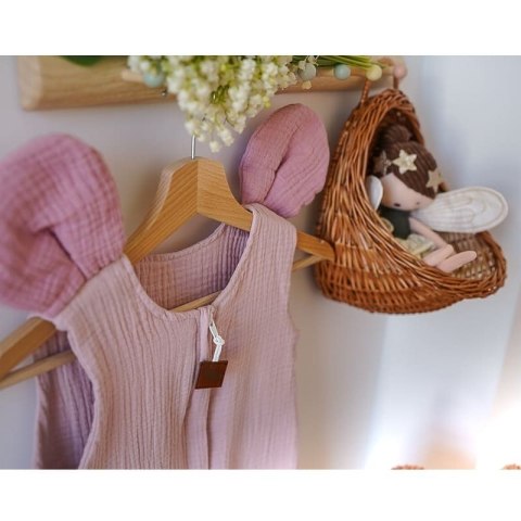 Hi Little One śpiworek do spania z nogawkami dla Niemowlaka TOG 1,0 BIO muślin MOUSE Soft Rose/Coral roz S Hi Little One śpiworek do spania z nogawkami dla Niemowlaka TOG 1,0 BIO muślin MOUSE Soft Rose/Coral roz S