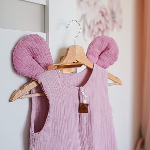 Hi Little One śpiworek do spania z nogawkami dla Niemowlaka TOG 1,0 BIO muślin MOUSE Soft Rose/Coral roz S Hi Little One śpiworek do spania z nogawkami dla Niemowlaka TOG 1,0 BIO muślin MOUSE Soft Rose/Coral roz S