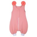 Hi Little One śpiworek do spania z nogawkami dla Niemowlaka TOG 1,0 BIO muślin MOUSE Soft Rose/Coral roz S Hi Little One śpiworek do spania z nogawkami dla Niemowlaka TOG 1,0 BIO muślin MOUSE Soft Rose/Coral roz S