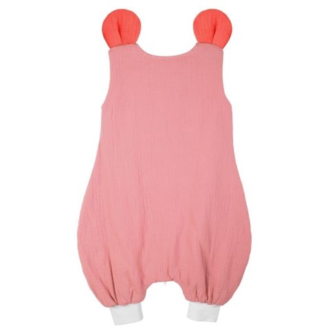 Hi Little One śpiworek do spania z nogawkami dla Niemowlaka TOG 1,0 BIO muślin MOUSE Soft Rose/Coral roz S Hi Little One śpiworek do spania z nogawkami dla Niemowlaka TOG 1,0 BIO muślin MOUSE Soft Rose/Coral roz S