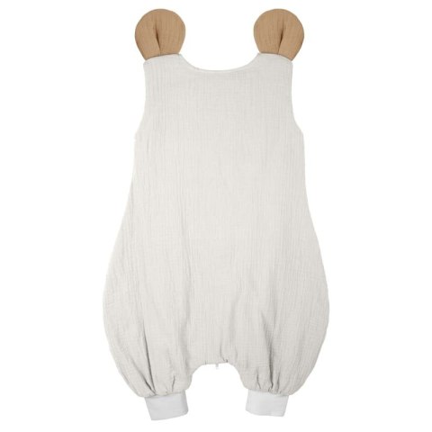 Hi Little One śpiworek do spania z nogawkami dla Niemowlaka TOG 1,0 BIO muślin MOUSE White/Beige roz M Hi Little One śpiworek do spania z nogawkami dla Niemowlaka TOG 1,0 BIO muślin MOUSE White/Beige roz M