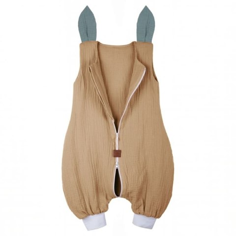 Hi Little One śpiworek do spania z nogawkami dla Niemowlaka TOG 1,0 BIO muślin SLEEPY BUNNY Beige/ Tiffany roz M Hi Little One śpiworek do spania z nogawkami dla Niemowlaka TOG 1,0 BIO muślin SLEEPY BUNNY Beige/ Tiffany roz M