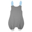 Hi Little One śpiworek do spania z nogawkami dla Niemowlaka TOG 1,0 BIO muślin SLEEPY BUNNY Gray/Baby Blue roz M Hi Little One śpiworek do spania z nogawkami dla Niemowlaka TOG 1,0 BIO muślin SLEEPY BUNNY Gray/Baby Blue roz M