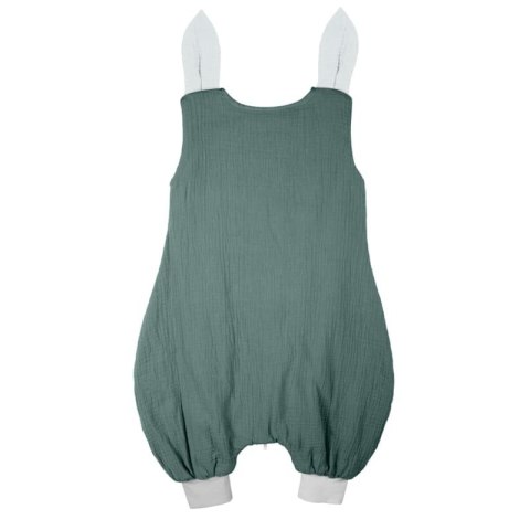 Hi Little One śpiworek do spania z nogawkami dla Niemowlaka TOG 1,0 BIO muślin SLEEPY BUNNY Tiffany/White roz M Hi Little One śpiworek do spania z nogawkami dla Niemowlaka TOG 1,0 BIO muślin SLEEPY BUNNY Tiffany/White roz M