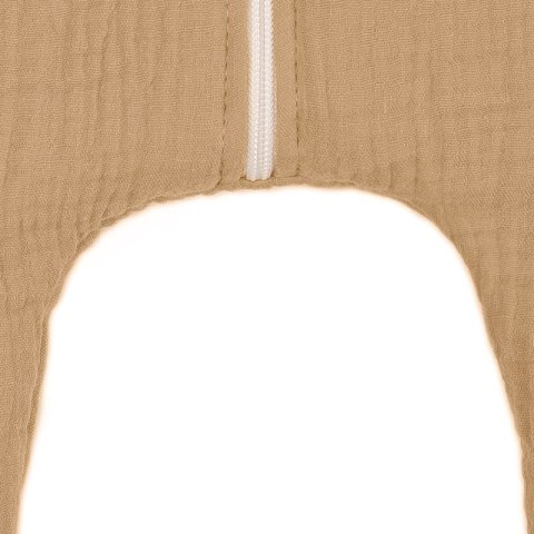 Hi Little One śpiworek dwustronny z nogawkami TOG 1,5 BIO muślin SLIM BAG BEIGE/WHITE roz M Hi Little One śpiworek dwustronny z nogawkami TOG 1,5 BIO muślin SLIM BAG BEIGE/WHITE roz M