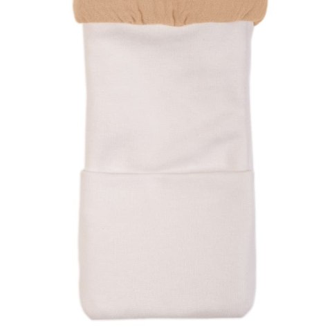 Hi Little One śpiworek dwustronny z nogawkami TOG 1,5 BIO muślin SLIM BAG BEIGE/WHITE roz M Hi Little One śpiworek dwustronny z nogawkami TOG 1,5 BIO muślin SLIM BAG BEIGE/WHITE roz M
