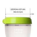 COMOTOMO - 2 antykolkowe butelki silikonowe MOM'S BREAST 250 ml Green BABY 2 pack COMOTOMO - 2 antykolkowe butelki silikonowe MOM'S BREAST 250 ml Green BABY 2 pack
