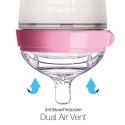 COMOTOMO - 2 antykolkowe butelki silikonowe MOM'S BREAST 250 ml Pink BABY