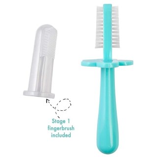 Grabease pierwsze szczoteczki dla niemowlaka Mint 2 szt