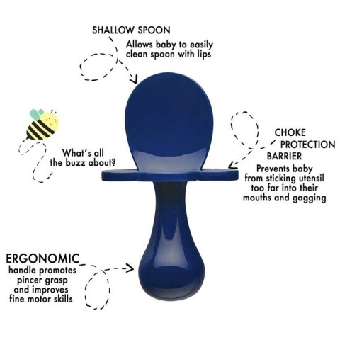 Grabease pierwsze sztućce ergonomiczne Navy Grabease pierwsze sztućce ergonomiczne Navy
