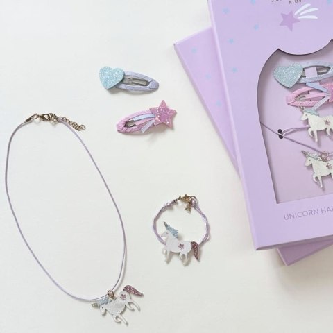 Rockahula Kids biżuteria dla dziewczynki zestaw 4 el Unicorn Rockahula Kids biżuteria dla dziewczynki zestaw 4 el Unicorn