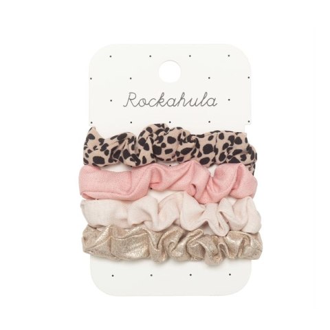 Rockahula Kids gumki do włosów dla dziewczynki 4 szt. Leopard Scrunchie Rockahula Kids gumki do włosów dla dziewczynki 4 szt. Leopard Scrunchie