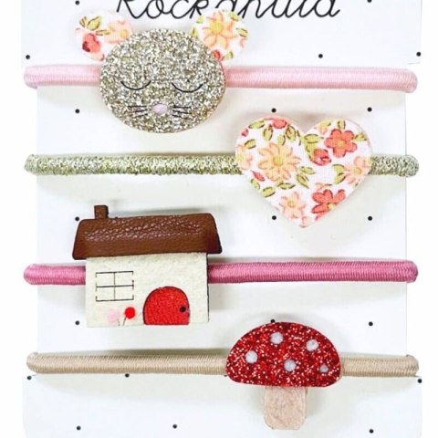 Rockahula Kids gumki do włosów dla dziewczynki 4 szt. Margot Mouse Rockahula Kids gumki do włosów dla dziewczynki 4 szt. Margot Mouse