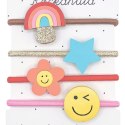 Rockahula Kids gumki do włosów dla dziewczynki 4 szt. Rainbow Toadstool Rockahula Kids gumki do włosów dla dziewczynki 4 szt. Rainbow Toadstool
