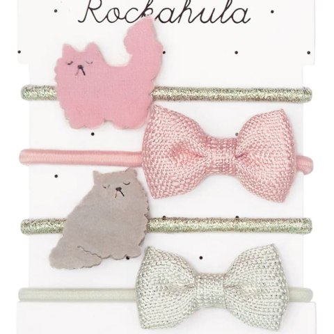 Rockahula Kids gumki do włosów dla dziewczynki 4 szt. Sour Puss Persian Cat Rockahula Kids gumki do włosów dla dziewczynki 4 szt. Sour Puss Persian Cat