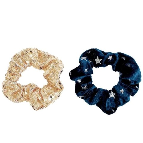 Rockahula Kids gumki scrunchie do włosów dla dziewczynki 2 szt. Midnight Star Sequin Rockahula Kids gumki scrunchie do włosów dla dziewczynki 2 szt. Midnight Star Sequin