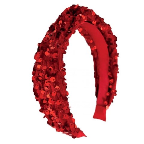 Rockahula Kids opaska do włosów dla dziewczynki Sequin Velvet Red Rockahula Kids opaska do włosów dla dziewczynki Sequin Velvet Red