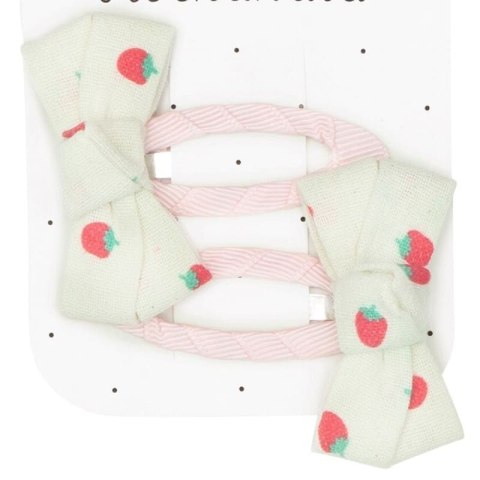 Rockahula Kids spinki do włosów dla dziewczynki 2 szt. Strawberry Twisty Bow Rockahula Kids spinki do włosów dla dziewczynki 2 szt. Strawberry Twisty Bow