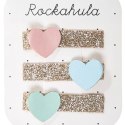 Rockahula Kids spinki do włosów dla dziewczynki 3 szt. Heart Bar Rockahula Kids spinki do włosów dla dziewczynki 3 szt. Heart Bar
