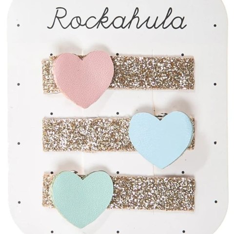 Rockahula Kids spinki do włosów dla dziewczynki 3 szt. Heart Bar Rockahula Kids spinki do włosów dla dziewczynki 3 szt. Heart Bar