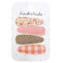 Rockahula Kids spinki do włosów dla dziewczynki 4 szt. Caravan Fabric Rockahula Kids spinki do włosów dla dziewczynki 4 szt. Caravan Fabric