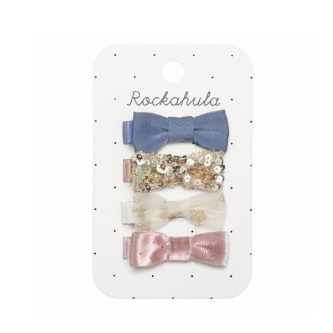 Rockahula Kids spinki do włosów dla dziewczynki 4 szt. Enchanted Mini Bow Rockahula Kids spinki do włosów dla dziewczynki 4 szt. Enchanted Mini Bow