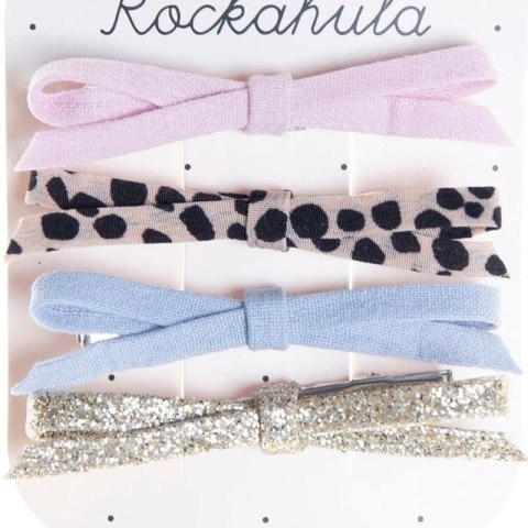 Rockahula Kids spinki do włosów dla dziewczynki 4 szt. Luna Leopard Skinny Bow Rockahula Kids spinki do włosów dla dziewczynki 4 szt. Luna Leopard Skinny Bow
