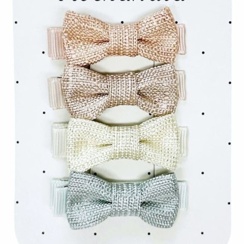 Rockahula Kids spinki do włosów dla dziewczynki 4 szt. Nordic Shimmer Mini Bow Rockahula Kids spinki do włosów dla dziewczynki 4 szt. Nordic Shimmer Mini Bow