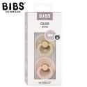BIBS COLOUR 2-PACK BLUSH & VANILLA M Smoczek Uspokajający kauczuk Hevea BIBS COLOUR 2-PACK BLUSH & VANILLA M Smoczek Uspokajający kauczuk Hevea