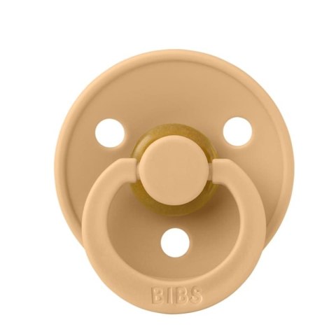 BIBS COLOUR 2-PACK DESERT SAND & SUNSHINE M Smoczek Uspokajający kauczuk Hevea BIBS COLOUR 2-PACK DESERT SAND & SUNSHINE M Smoczek Uspokajający kauczuk Hevea