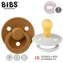 BIBS COLOUR 2-PACK HAZE & CARAMEL S Smoczek Uspokajający kauczuk Hevea BIBS COLOUR 2-PACK HAZE & CARAMEL S Smoczek Uspokajający kauczuk Hevea