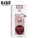 BIBS COLOUR 2-PACK PINK PLUM & ELDERBERRY M Smoczek uspokajający kauczuk Hevea BIBS COLOUR 2-PACK PINK PLUM & ELDERBERRY M Smoczek uspokajający kauczuk Hevea