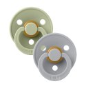 BIBS COLOUR 2-PACK SAGE & CLOUD M Smoczek uspokajający kauczuk Hevea BIBS COLOUR 2-PACK SAGE & CLOUD M Smoczek uspokajający kauczuk Hevea