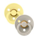 BIBS COLOUR 2-PACK SUNSHINE & SAND M Smoczek Uspokajający kauczuk Hevea BIBS COLOUR 2-PACK SUNSHINE & SAND M Smoczek Uspokajający kauczuk Hevea