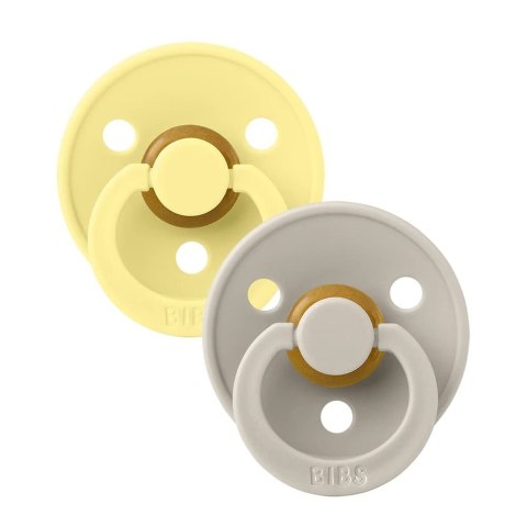 BIBS COLOUR 2-PACK SUNSHINE & SAND M Smoczek Uspokajający kauczuk Hevea BIBS COLOUR 2-PACK SUNSHINE & SAND M Smoczek Uspokajający kauczuk Hevea