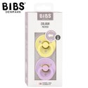 BIBS COLOUR 2-PACK SUNSHINE & VIOLET SKY M Smoczek Uspokajający kauczuk Hevea BIBS COLOUR 2-PACK SUNSHINE & VIOLET SKY M Smoczek Uspokajający kauczuk Hevea