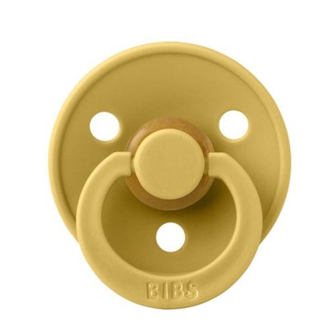 BIBS COLOUR 2-PACK VANILLA & MUSTARD M Smoczek Uspokajający kauczuk Hevea BIBS COLOUR 2-PACK VANILLA & MUSTARD M Smoczek Uspokajający kauczuk Hevea