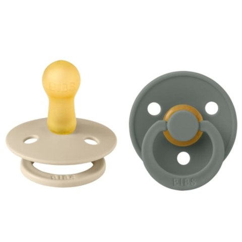 BIBS COLOUR 2-PACK VANILLA & PINE M Smoczek Uspokajający kauczuk Hevea BIBS COLOUR 2-PACK VANILLA & PINE M Smoczek Uspokajający kauczuk Hevea